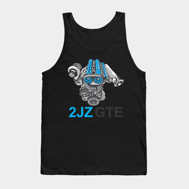 2JZ Tank Top by Aestcoart